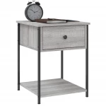ΚΟΜΟΔΙΝΑ 2 ΤΕΜ ΓΚΡΙ SONOMA 44X45X58 ΕΚ. ΑΠΟ ΕΠΕΞΕΡΓΑΣΜΕΝΟ ΞΥΛΟ 825850