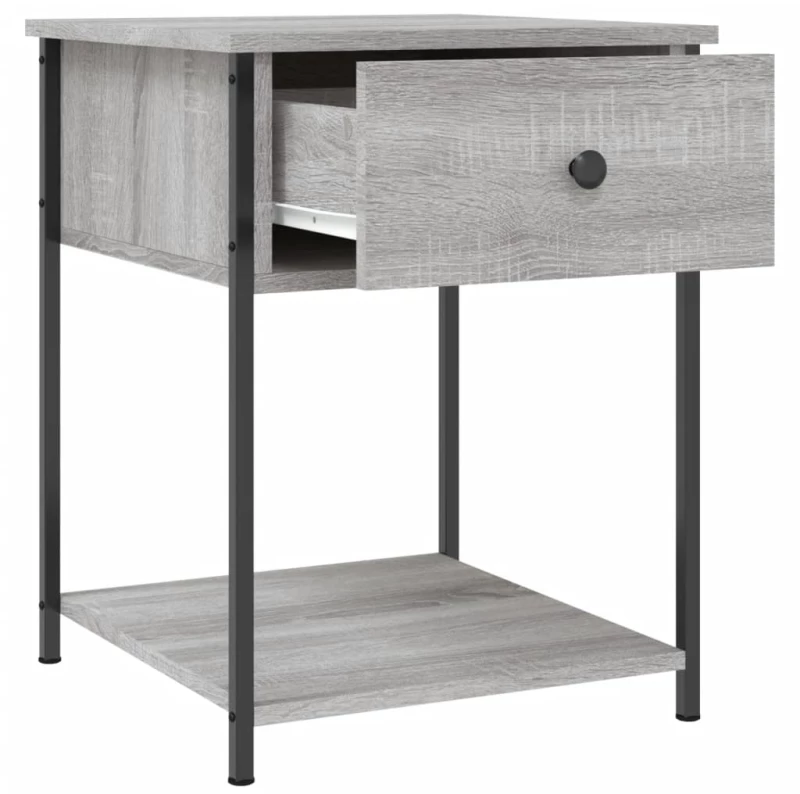ΚΟΜΟΔΙΝΑ 2 ΤΕΜ ΓΚΡΙ SONOMA 44X45X58 ΕΚ. ΑΠΟ ΕΠΕΞΕΡΓΑΣΜΕΝΟ ΞΥΛΟ 825850