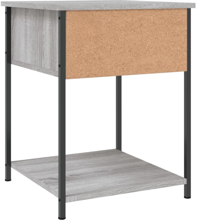 ΚΟΜΟΔΙΝΑ 2 ΤΕΜ ΓΚΡΙ SONOMA 44X45X58 ΕΚ. ΑΠΟ ΕΠΕΞΕΡΓΑΣΜΕΝΟ ΞΥΛΟ 825850