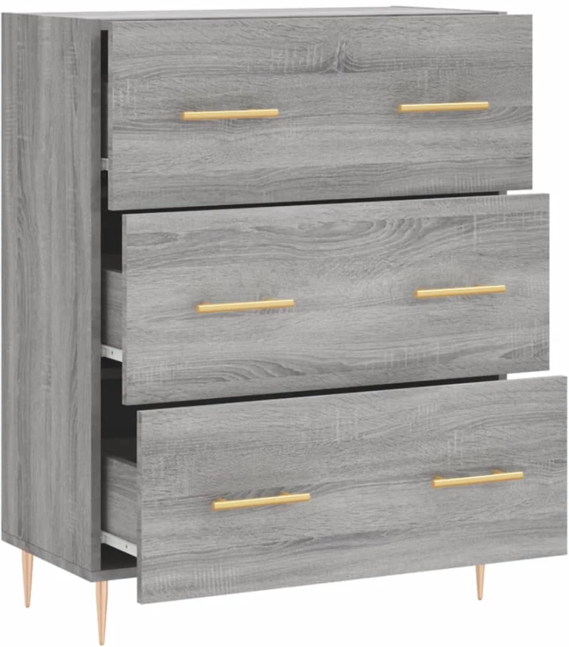 ΝΤΟΥΛΑΠΙ ΓΚΡΙ SONOMA 69,5 X 34 X 90 ΕΚ. ΑΠΟ ΕΠΕΞΕΡΓΑΣΜΕΝΟ ΞΥΛΟ 827842