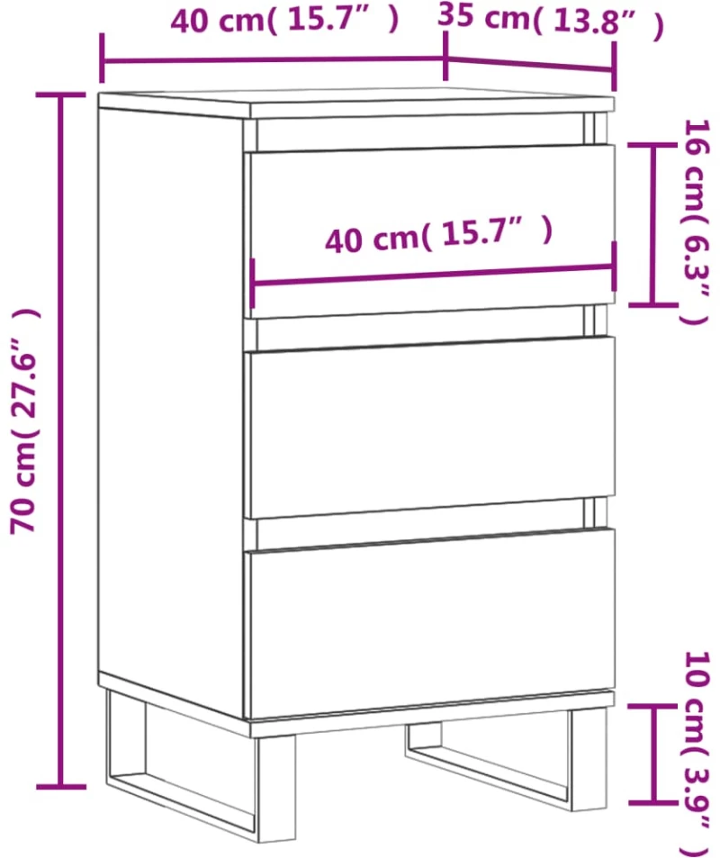 ΣΥΡΤΑΡΙΕΡΑ ΛΕΥΚΗ 40 X 35 X 70 ΕΚ. ΑΠΟ ΕΠΕΞΕΡΓΑΣΜΕΝΟ ΞΥΛΟ 831100