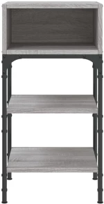 ΚΟΜΟΔΙΝΑ 2 ΤΕΜ. ΓΚΡΙ SONOMA 35X34,5X70 ΕΚ. ΕΠΕΞΕΡΓΑΣΜΕΝΟ ΞΥΛΟ 825890