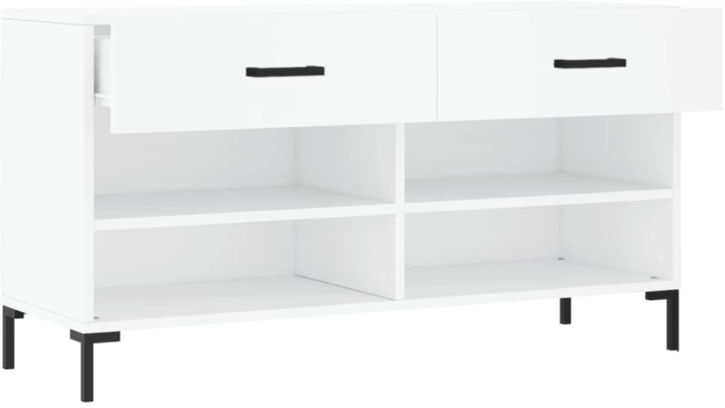 ΠΑΠΟΥΤΣΟΘΗΚΗ ΛΕΥΚΗ 102 X 35 X 55 ΕΚ. ΑΠΟ ΕΠΕΞΕΡΓΑΣΜΕΝΟ ΞΥΛΟ 829740