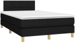 ΚΡΕΒΑΤΙ BOXSPRING ΜΕ ΣΤΡΩΜΑ & LED ΜΑΥΡΟ 120X200 ΕΚ. ΥΦΑΣΜΑΤΙΝΟ 3133703