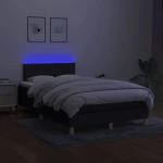 ΚΡΕΒΑΤΙ BOXSPRING ΜΕ ΣΤΡΩΜΑ & LED ΜΑΥΡΟ 120X200 ΕΚ. ΥΦΑΣΜΑΤΙΝΟ 3133703