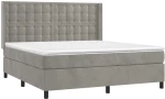 ΚΡΕΒΑΤΙ BOXSPRING ΜΕ ΣΤΡΩΜΑ & LED ΑΝ.ΓΚΡΙ 160X200 ΕΚ. ΒΕΛΟΥΔΙΝΟ 3139811