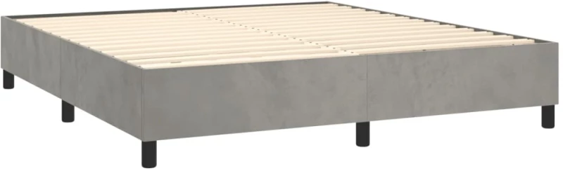 ΚΡΕΒΑΤΙ BOXSPRING ΜΕ ΣΤΡΩΜΑ & LED ΑΝ.ΓΚΡΙ 160X200 ΕΚ. ΒΕΛΟΥΔΙΝΟ 3139811