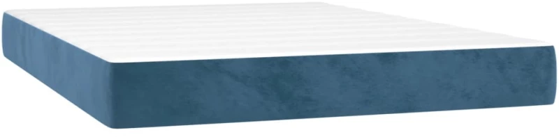 ΚΡΕΒΑΤΙ BOXSPRING ΜΕ ΣΤΡΩΜΑ ΣΚΟΥΡΟ ΜΠΛΕ 140X200 ΕΚ. ΒΕΛΟΥΔΙΝΟ 3142909