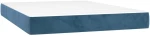 ΚΡΕΒΑΤΙ BOXSPRING ΜΕ ΣΤΡΩΜΑ ΣΚΟΥΡΟ ΜΠΛΕ 140X200 ΕΚ. ΒΕΛΟΥΔΙΝΟ 3142909