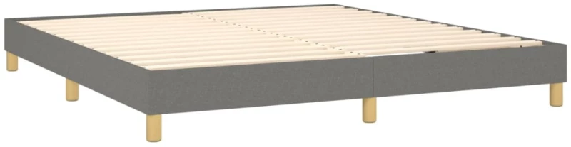 ΚΡΕΒΑΤΙ BOXSPRING ΜΕ ΣΤΡΩΜΑ & LED ΣΚ.ΓΚΡΙ 180X200 ΕΚ ΥΦΑΣΜΑΤΙΝΟ 3133974