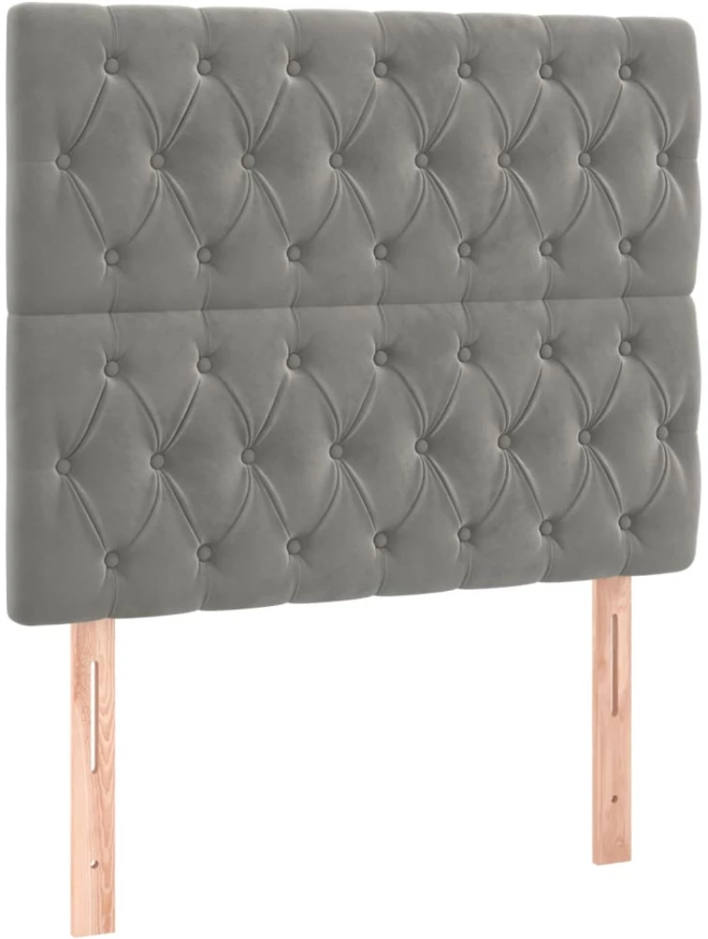 ΚΡΕΒΑΤΙ BOXSPRING ΜΕ ΣΤΡΩΜΑ ΑΝΟΙΧΤΟ ΓΚΡΙ 120X200 ΕΚ. ΒΕΛΟΥΔΙΝΟ 3138013