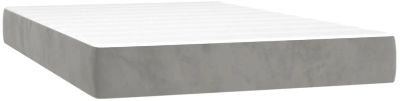 ΚΡΕΒΑΤΙ BOXSPRING ΜΕ ΣΤΡΩΜΑ ΑΝΟΙΧΤΟ ΓΚΡΙ 120X200 ΕΚ. ΒΕΛΟΥΔΙΝΟ 3138013