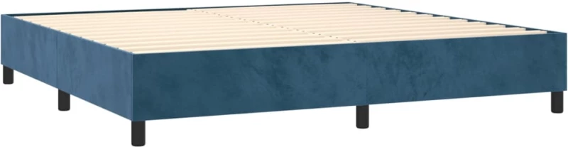 ΚΡΕΒΑΤΙ BOXSPRING ΜΕ ΣΤΡΩΜΑ ΣΚΟΥΡΟ ΜΠΛΕ 200X200 ΕΚ. ΒΕΛΟΥΔΙΝΟ 3143287
