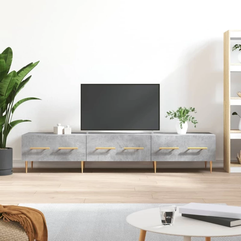 ΈΠΙΠΛΟ ΤΗΛΕΟΡΑΣΗΣ ΓΚΡΙ ΣΚΥΡΟΔΕΜΑΤΟΣ 150X36X30 ΕΚ. ΕΠΕΞ. ΞΥΛΟ 829144