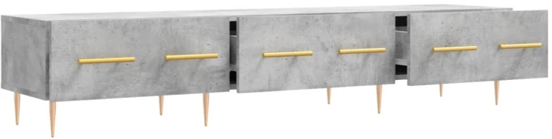 ΈΠΙΠΛΟ ΤΗΛΕΟΡΑΣΗΣ ΓΚΡΙ ΣΚΥΡΟΔΕΜΑΤΟΣ 150X36X30 ΕΚ. ΕΠΕΞ. ΞΥΛΟ 829144