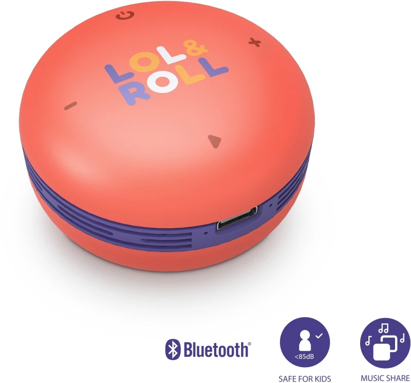 ENERGY SISTEM Lol&Roll Παιδικό Φορητό Ηχείο Pop Kids Speaker Orange 454983