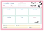 Snoopy - Weekly planner