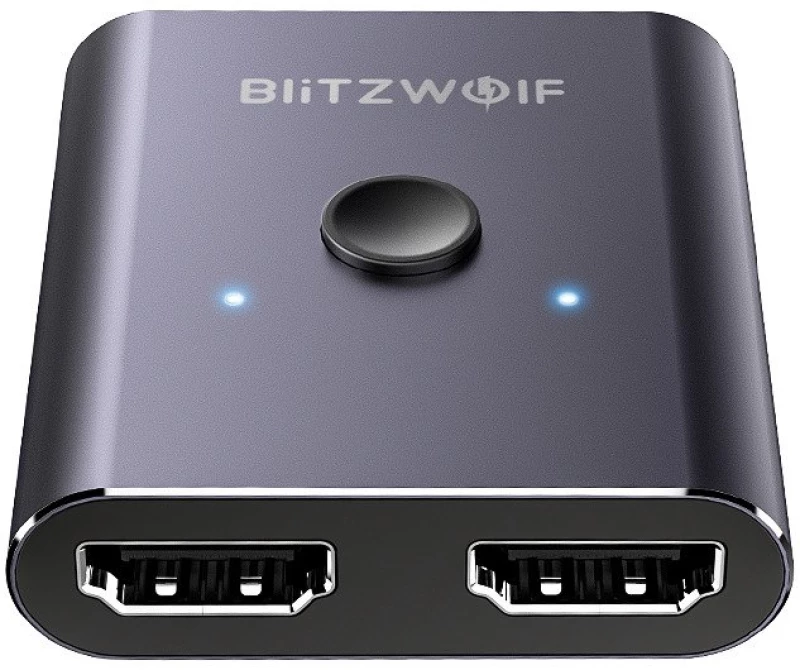 Switch Box BlitzWolf BW-HDC2, HDMI 2x1, 4K (grey)