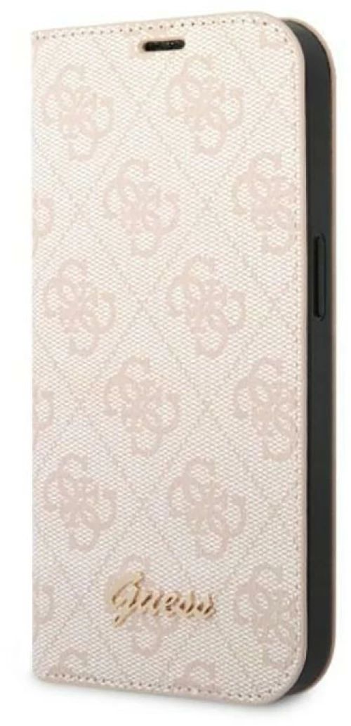 Guess 4G Metal Camera Outline Booktype Case - Case for iPhone 14 Pro (Pink)
