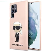 Karl Lagerfeld Silicone NFT Ikonik - Case for Samsung Galaxy S23 Ultra (Pink)