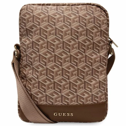 Guess GCube Stripe Tablet Bag - 10" Tablet bag (Brown)