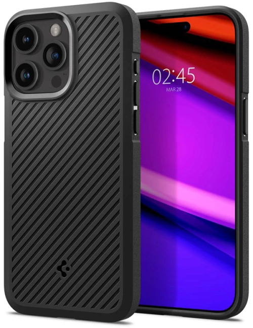 Spigen Core Armor - Case for iPhone 15 Pro Max (Matte Black)
