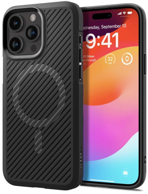 Spigen Core Armor Mag MagSafe - Case for iPhone 15 Pro (Matte Black)