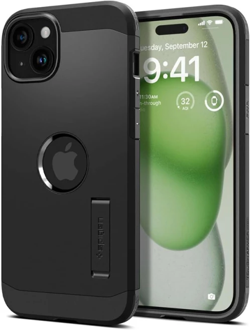 Spigen Tough Armor Mag MagSafe - Case for iPhone 15 (Black)