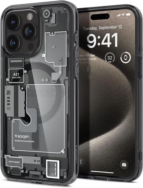 Spigen Ultra Hybrid MagSafe - Case for iPhone 15 Pro (Zero One)