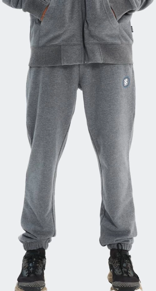 BASEHIT Men's Sweat Pants DARK GREY MELANGE - 222.BM25.87-D.GREY ML