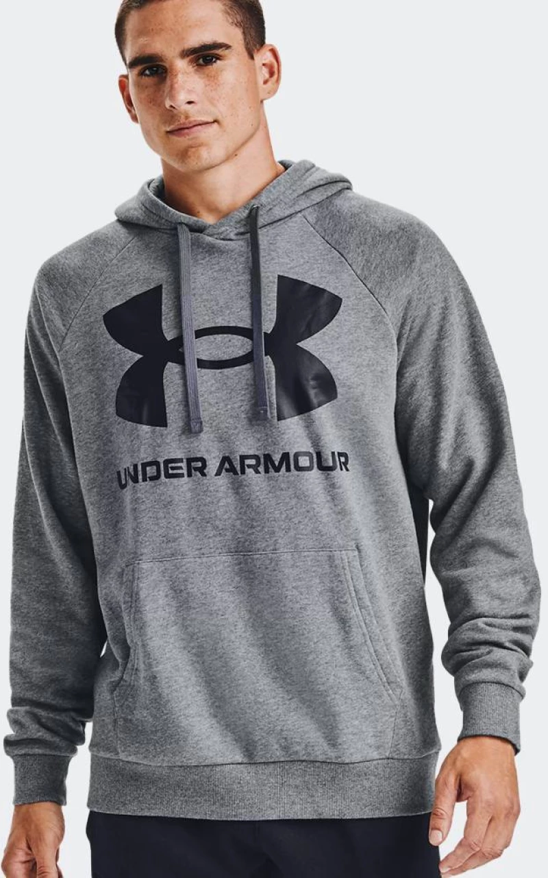 UNDER ARMOUR RIVAL FLEECE BIG LOGO HOODIE - 1357093-012