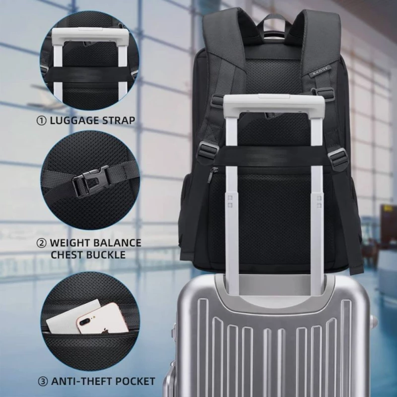 BANGE BACKPACK - 2603-BLACK