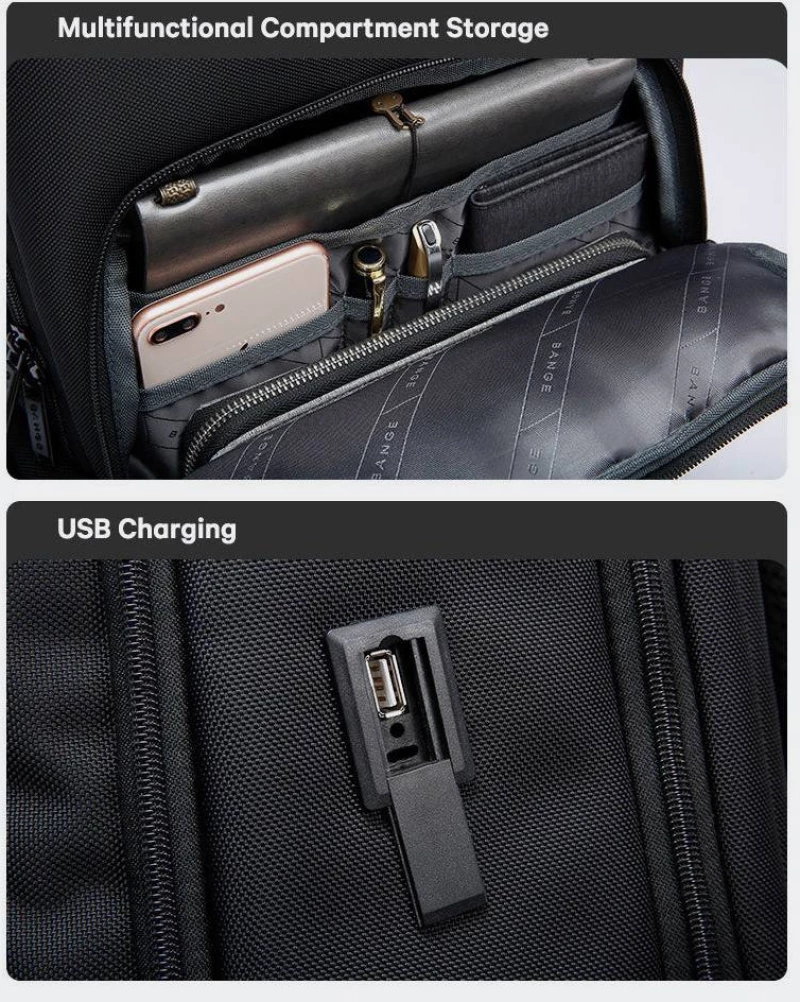 BANGE BACKPACK - 2603-BLACK