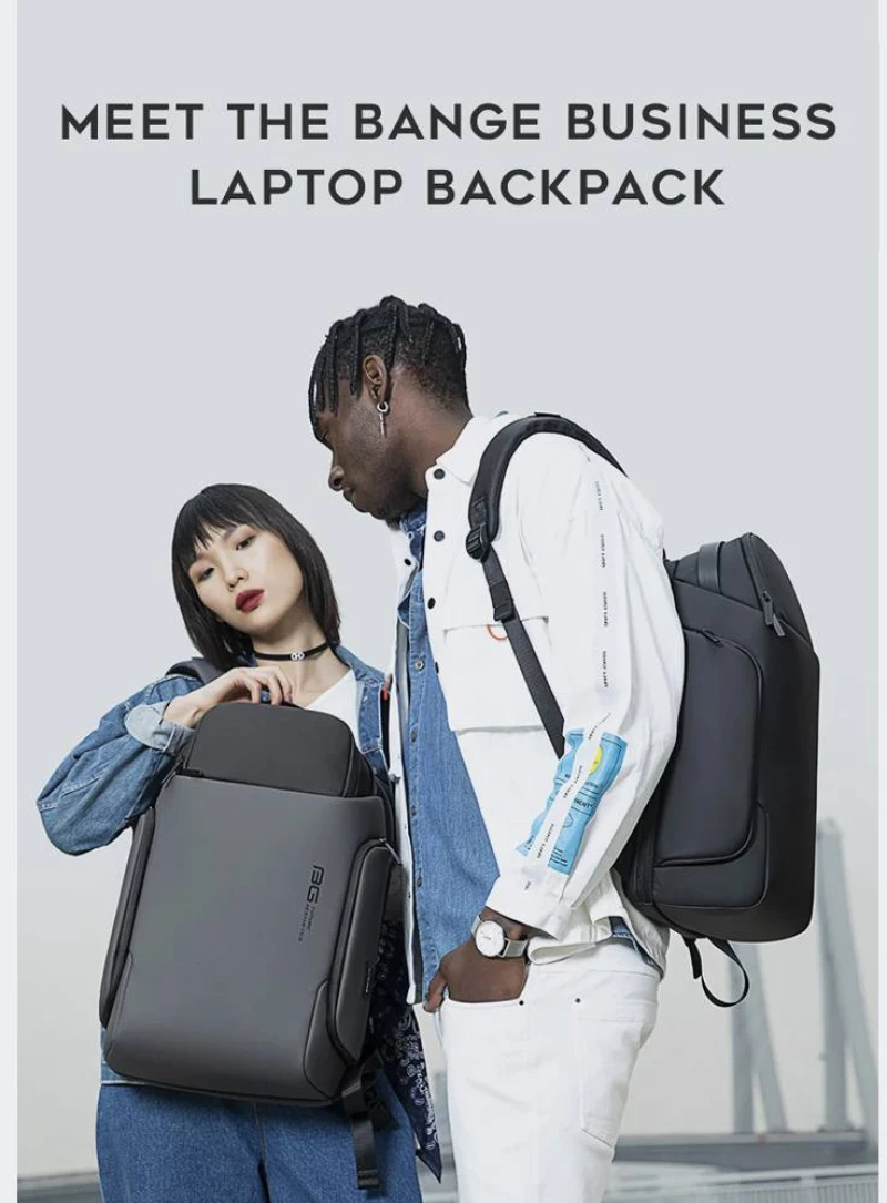 BANGE BACKPACK - 7277-BLACK