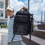 OZUKO BACKPACK - 9601-BLACK