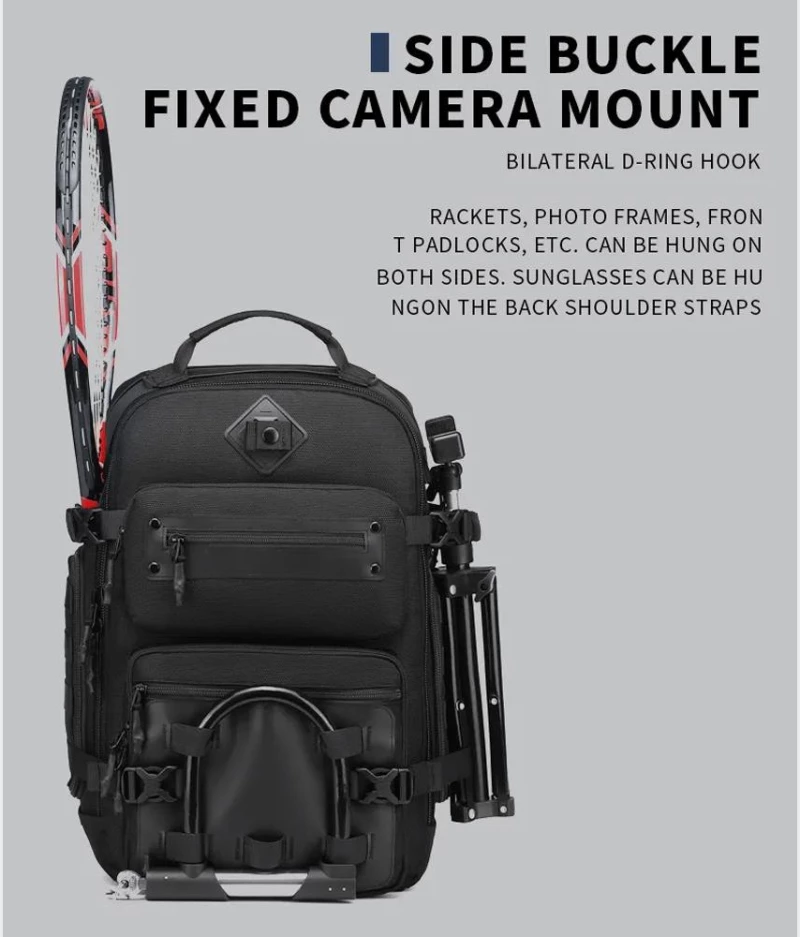 OZUKO BACKPACK - 9601-BLACK