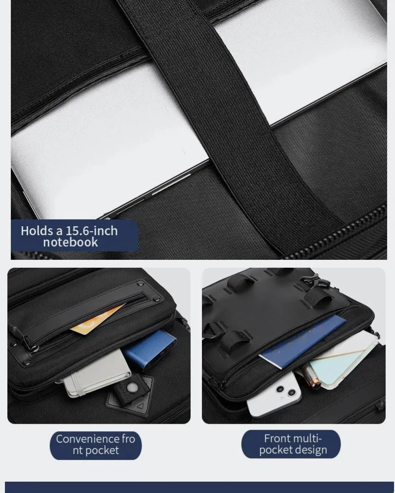 OZUKO BACKPACK - 9601-BLACK
