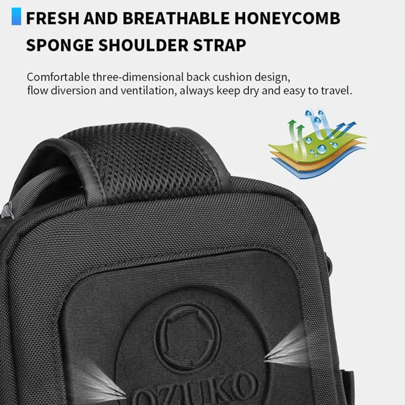 OZUKO CROSSBODY BAG - 9585-BLACK