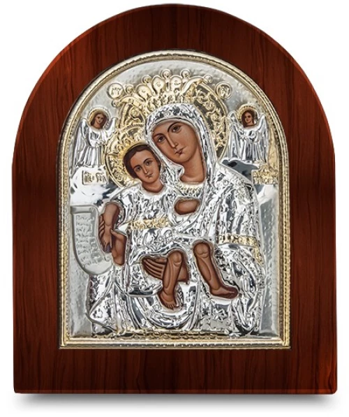 Ασημένια εικόνα ΑΞΙΟΝ ΕΣΤΙΝ  19x15,5cm