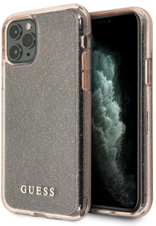 Guess Glitter Case iPhone 11 Pro Max (Pink)