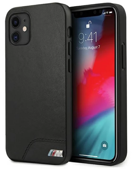 BMW Smooth PU Leather - Case for iPhone 12 mini (Black)