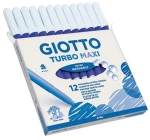 Giotto 456032 turbo maxi μαρκαδόροι μονόχρωμοι μπλε 12 τμχ
