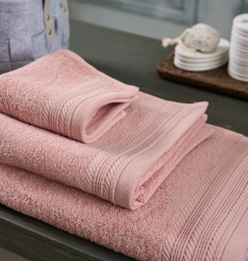 Πετσέτα Μονόχρωμη New Cotton Series - Powder, Χεριών 30x50