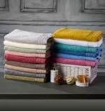 Πετσέτα Μονόχρωμη New Cotton Series - Rose, Σώματος 75x150