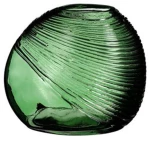 Βάζο γυάλινο  Πράσινο 19,5x16x17