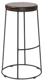 Barstool Noe/S - Μέταλλο - 45x45x76 cm