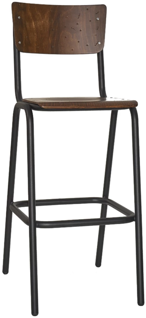 Barstool School/S - Μέταλλο - 55x44x114 cm