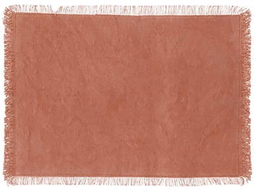 Σουπλά βαμβακερό MAHA terracotta  45x30