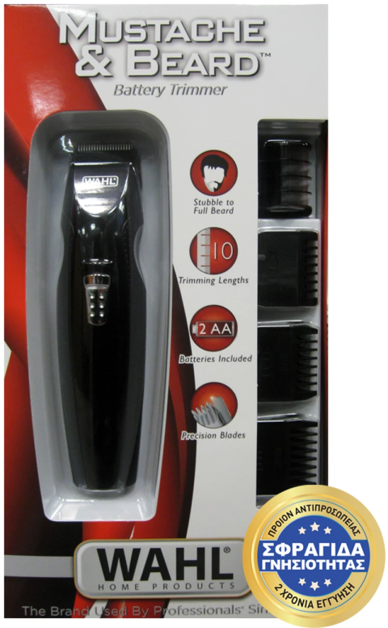 WAHL MUSTACHE & BEARD Trimmer Μπαταρίας