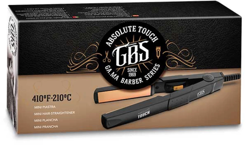 GBS GBS ABSOLUTE TOUCH SIB1301 Μίνι Επαγγελματική Πρέσα Μαλλιών Με Κεραμικές Πλάκες 210˚C